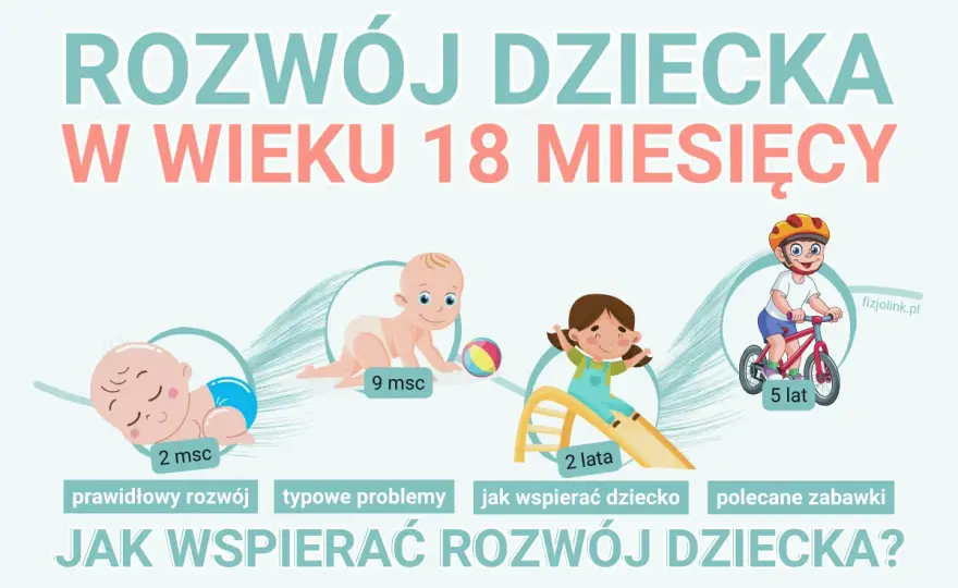 Dziecko w wieku 18 miesięcy - rozwój, sen i żywienie